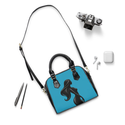 Seashell Illustration Shoulder Handbag | Coastal Beach Shell Bag