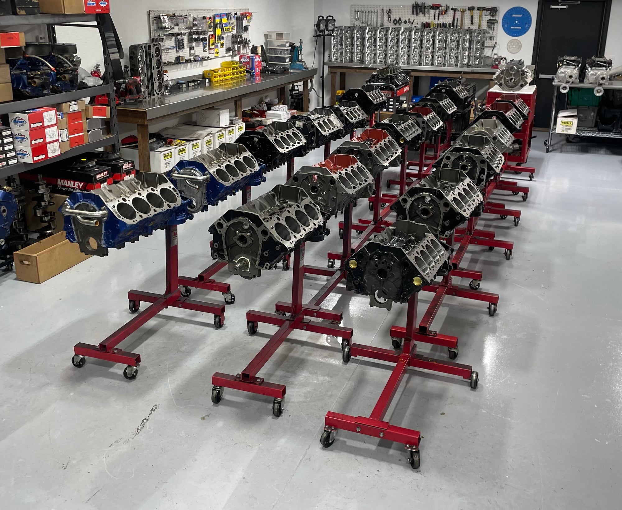 Machined Engine blocks shipping worldwide for Champions of Offshore Powerboat Racing